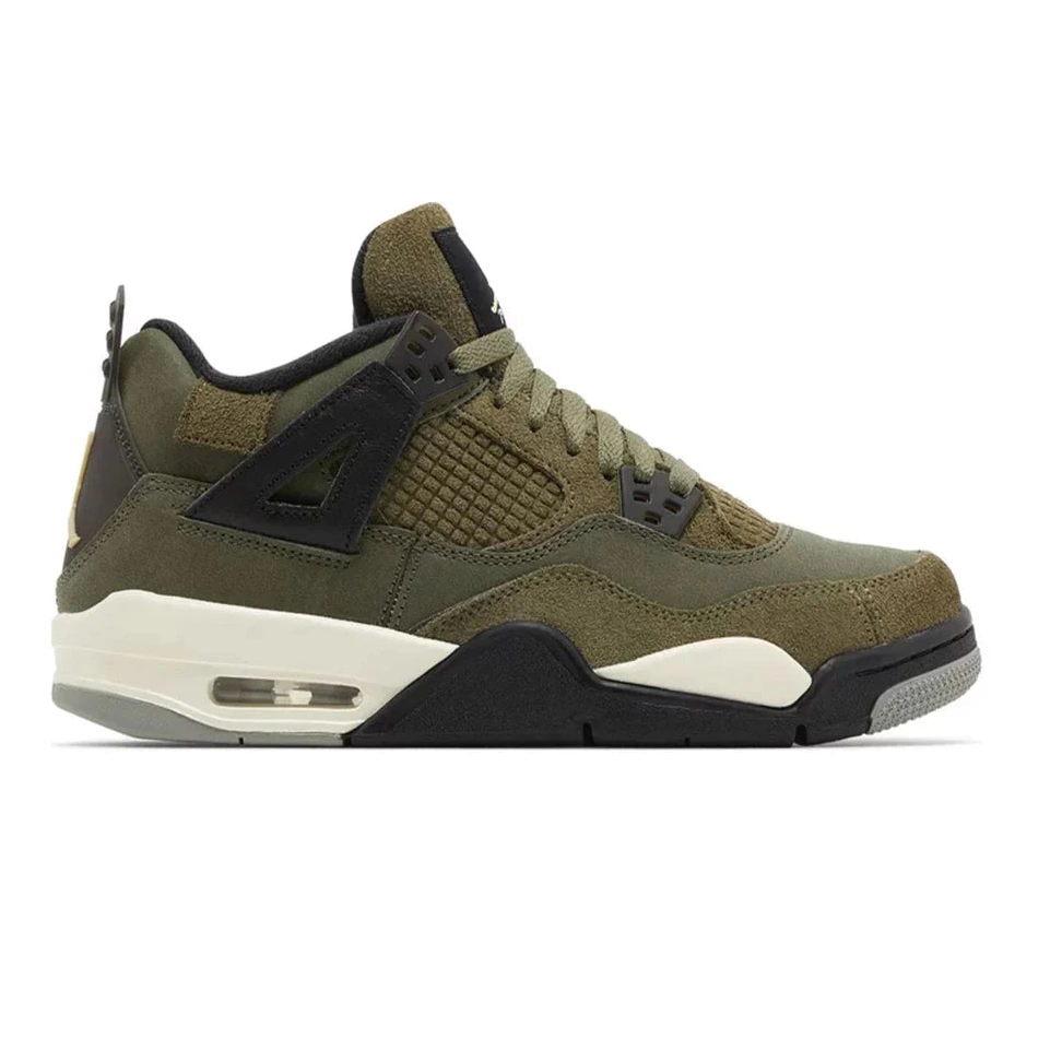 Air Retro 4 'Craft Jordan GS SE Olive' 0714